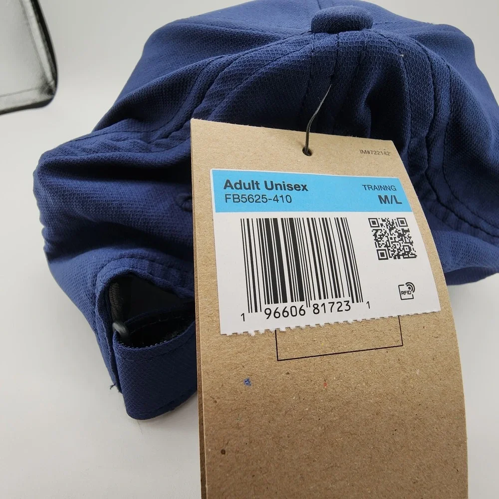 Nike Unisex‎ Club Performance Adjustable Hat Navy Swoosh Strapback Size M/L NEW